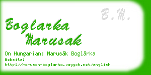 boglarka marusak business card